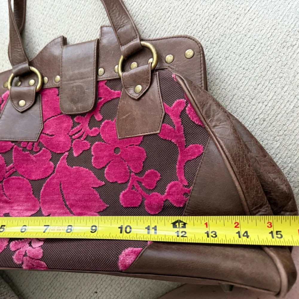 Vintage Siren Floral Genuine Leather Bag